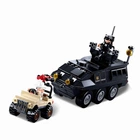 Конструктор SLUBAN Полиция M38-B0655 — 3 транспорта, фигурки, 324 детали, разноцветный