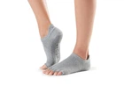 Носки для йоги ToeSox Half Toe Low Rise Grip Heather М 39-42.5 Grey