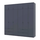 Шкаф для одежды Doros Лукас Графит 3+3 ДСП 240х50х240 DRS-011693 (42005109)