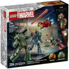 Конструктор LEGO Marvel Железный человек и Боевая Машина против Дронов Хаммера (76320)