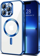 Чохол Wave Premium Metal Shining case with MagSafe (TPU) для Apple iPhone 13 Pro Max 6.7” Midnight Blue