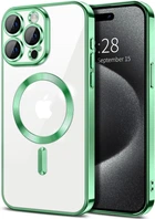 Чохол Wave Premium Metal Shining case with MagSafe (TPU) для Apple iPhone 14 Pro 6.1” Light Green