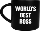 Чашка Orner D100 World's best BOSS черная (orner-3076)