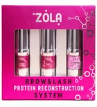 Набор составов Zola Brow&Lash Protein Reconstruction System для ламинирования ресниц и бровей (3*10 мл)