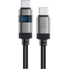 Дата кабель USB-C to USB-C 1.2m 60W Digital Display C15-03 Black Acefast