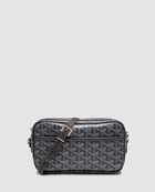 Премиальная сумка через плечо Goyard серая.