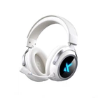 Ігрові бездротові навушники MCHOSE X9 WHITE, 2.4 GHz/Bluetooth/USB-C, 7.1, RGB, знімний мікрофон, 53 мм драйвери