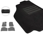 Текстильные коврики Pro-Eco Black для Acura MDX (mkIII)(1-2 ряд) 2014-2020 (PE 4008689)