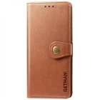 Шкіряний чохол-книжка GETMAN Gallant (PU) для Xiaomi Redmi 13C / Poco C65 Brown