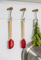 Набор лопаток для теста KitchenAid Coreline KQR750OHERE 23.5 см 2 шт красный