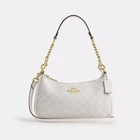 Сумка Coach Teri Shoulder Bag In Signature Canvas White