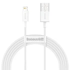 USB кабель Baseus Superior Series Fast Charging Data Cable USB to iP 2.4A 2m White CALYS-C02