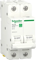 Автоматичний вимикач 2-полюсний Schneider Electric RESI9 2P 10A B 6 kA R9F02210
