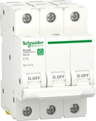 Автоматичний вимикач 3-полюсний Schneider Electric RESI9 3P 16A C 6 kA R9F12316
