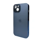 Чохол для смартфона AG Glass Sapphire Frame MagSafe Logo для Apple iPhone 14 Sea Blue (AGSappiFRP14Blue)