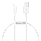 Кабель Baseus Superior Series Fast Charging Data Cable USB to iP 2.4A 0.25m White (CALYS-02)