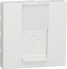 Розетка комп'ютерна RJ45 Schneider Electric Unica New категорія 5UTP 2 модулі білий NU341118