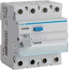 Диференційне реле ПЗВ Hager 4P 6kA 25A 30mA A CDA425D