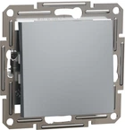 Вимикач кнопоковий Schneider Electric Asfora самозажимний сталь EPH0700162