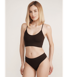 Женские бесшовные стринги String Briefs Grain - Giulia - STRING BRIEFS GRAIN - S/M - Chocolate