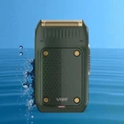 Электробритва VGR V-353Green шейвер двойное лезвие IPX5