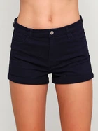 Шорты женские H&M 0603582_т.син_04 36 Темно-синие (KAY2000001585184)