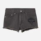 Джинсовые шорты женские H&M 0608187_09 32 Темно-серые (KAY2000001282298)