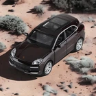 Модель автомобиля Porsche Cayenne. Порш Кайен черный 1:32