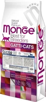 Сухой корм для кошек Monge Cat Urinary со вкусом курицы, лосося и риса