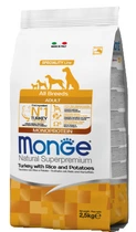 Сухой корм Monge dog корм all breeds adult индейка + рис