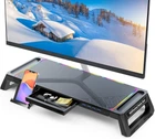 Подставка для настольного монитора MOOJAY с игровой подсветкой RGB и концентратором 4 x USB 3.0