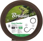 Бордюр газонный Bradas Easy Border 50 мм х 10 м с комплектом колков Коричневый (OBEBR5010SET)