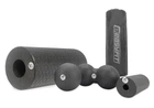 Набір для масажу EasyFit MioSet-3 (EPP роллер, валик, м'ячики одинарний, подвійний для міофасціального релізу та масажу всього тіла: спини, ніг, рук, шиї) MI3469B