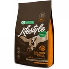 Сухой беззерновой корм для юниоров Nature's Protection Lifestyle Grain Free Salmon with Krill Junior All Breeds с лососем и крилем