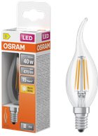 Світлодіодна лампа OSRAM Filament BA40 3.4W 470Lm 2700K E14 (4099854468810)