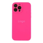 Чохол Silicone Case Full Size with Frame для iPhone 13 Pro Колір 38.Shiny Pink