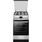 Плита комбінована Hansa FCMX59229, 50х60см, 65л, чавун, газ контр., дисплей, нержавіюча сталь