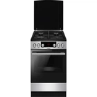 Плита комбінована Hansa FCMX59323, 50х60см, 65л, чавун, газ контр., дисплей, нержавіюча сталь