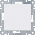 1-клавішний вимикач Hager Lumina, білий, 10АХ/230В (WL0010)