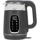 Електрочайник Adler AD 1305 grey 1850-2200Вт/ 1.7л/ скло/ встановлення температури/