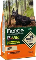 Сухой корм для собак Monge Dog Bwild Gr.Free Mini Утка