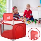Детский манеж IMBABY 6 секций многоцветный 125х110 см для детей от 6 месяцев