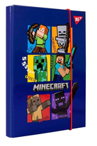 Папка для зошитів картонна В5, на резинці Minecraft 500238 Yes