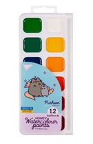 Акварельні фарби медові, 12 кольорів Pusheen 110275 Yes