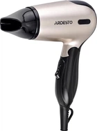 Фен Ardesto Gemini HD-503T дорожній, 1200 Вт, складана ручка, 2 швидкості, 2 темпер. режими, золотисто-чорний