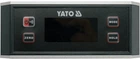 Уровень электронный с дисплеем YATO 150 мм, с магнитом, питание от 2х1.5 В батарейки ААА (YT-30395)