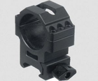 Кольца Leapers UTG 30 мм быстросъемные на Weaver с винтовым зажимом, средние 3 винта (RG2W3156) - изображение 1