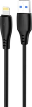 Кабель Proove Simple Silicone USB to Lightning 2.4A 1 м Black (636100001)