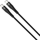 Кабель Proove Light Silicone Plus Type-C to Type-C 60W 1 м Black (636070001)
