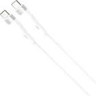 Кабель Proove Light Silicone Plus Type-C to Type-C 60W 1 м White (636070003)